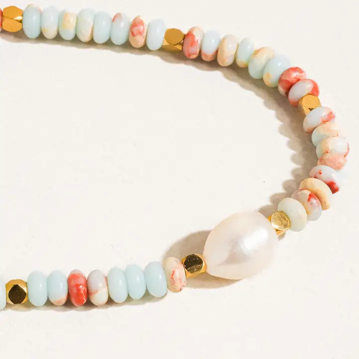 Kadiedrasd-Swank Non-Tarnish Boho Beaded Pearl Necklace