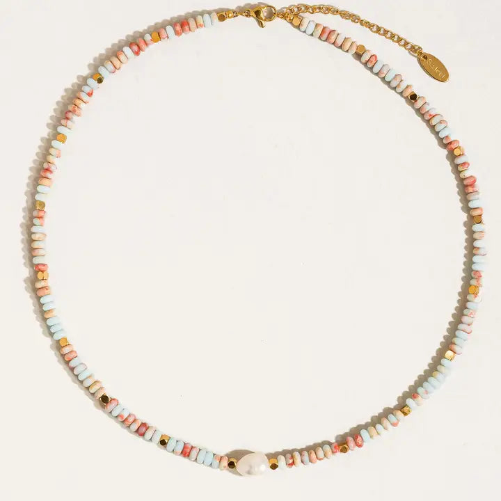 Kadiedrasd-Swank Non-Tarnish Boho Beaded Pearl Necklace