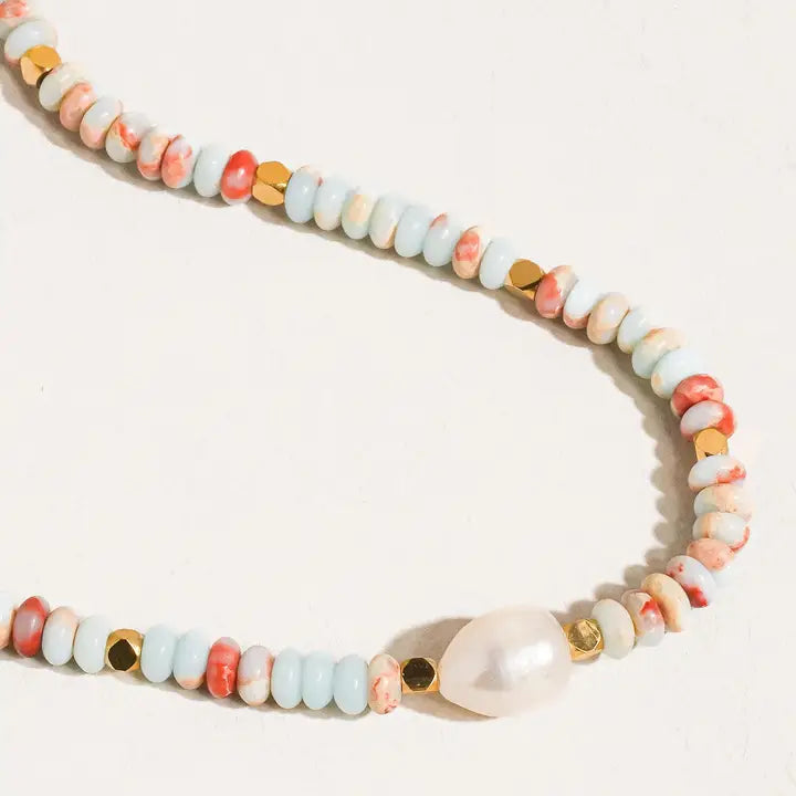 Kadiedrasd-Swank Non-Tarnish Boho Beaded Pearl Necklace